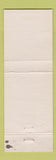 Matchbook Cover - Higgins Shell oil gas Rushville IN