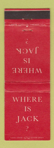 Matchbook Cover - Jack Thompson Oldsmobile