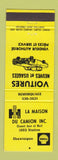 Matchbook Cover - International Harvester Tractors Shell oil gas Shawinigan QC