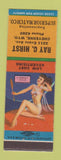 Matchbook Cover - Ray Hirst Superior Match Cheyenne WY pinup