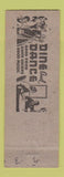 Matchbook Cover - Bowser's Tavern Homewood Pittsburgh PA pinup
