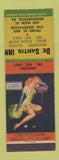 Matchbook Cover - De Santis Inn Sharpsburg PA pinup