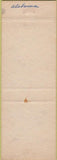 Matchbook Cover - El Rose Motel Rocket City AL