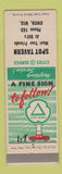 Matchbook Cover - Cities oil gas Spot Tavern Owen WI low phone #