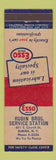 Matchbook Cover - Esso oil gas Rubin Bros Elmira NY