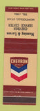 Matchbook Cover - Chevron oil gas Manning Larsen Monticello UT
