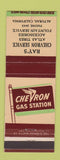 Matchbook Cover - Chevron oil gas Ray's Atlas Tires Alturas CA