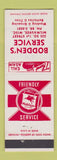 Matchbook Cover - Bodden's Mobil oil gas Milwaukee WI