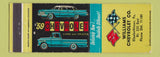 Matchbook Cover - 1959 Chevrolet Williams Elizabethtown PA