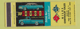 Matchbook Cover - 1959 Chevrolet Giles Port Jefferson NY
