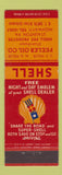 Matchbook Cover - Shell oil gas Peeler Staunton VA