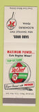 Matchbook Cover - Texaco oil gas Sabo Bros Bloomsburg PA