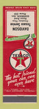 Matchbook Cover - Texaco oil gas Davidson Goderich ON