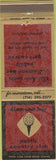 Matchbook Cover - Diamond Bar Country Club Golf CA