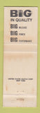 Matchbook Cover - Cities oil gas Paul's Palmyra PA