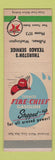 Matchbook Cover - Texaco oil gas Thurston's Pullman WA low phone #