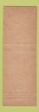 Matchbook Cover - Texaco oil gas Thurston's Pullman WA low phone #