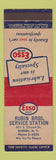 Matchbook Cover - Esso oil gas Rubin Bros Elmira NY