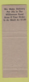Matchbook Cover - Smith's Restaurant Esso oil gas Roanoke VA