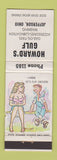 Matchbook Cover - Howard's Gulf oil gas Jefferson OH hillbilly WEAR