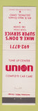 Matchbook Cover - Union 76 oil gas Mike & Don's Delphos OH