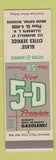 Matchbook Cover - Cities oil gas Glass' Grand Rapids MI