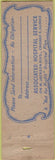 Matchbook Cover - Associated Hospital Service Chicago IL LL25