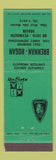 Matchbook Cover - DeSoto Plymouth Brennan Hogan