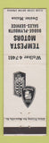 Matchbook Cover - Dodge Plymouth Tempesta Motors Dexter ME
