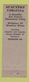 Matchbook Cover - HB Cleveland Dodge Plymouth Staunton VA Paint Wallpaper
