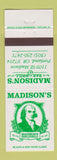 Matchbook Cover - Madison's Bar Grill Portland OR