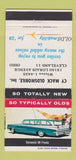 Matchbook Cover - 1959 Oldsmobile Cy Mack Cleveland OH 30 Strike