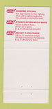 Matchbook Cover - 1956 Oldsmobile RW Norris West Milton OH 30 Strike