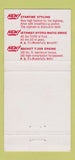 Matchbook Cover - 1956 Oldsmobile Trenor Motors Springfield OH 30 Strike