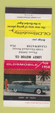 Matchbook Cover - 1958 Oldsmobile Lokey Clearwater FL 30 Strike