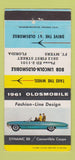 Matchbook Cover - 1961 Oldsmobile Bob Lincoln Fort Myers FL 30 Strike