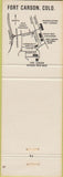 Matchbook Cover - Fort Carson National Bank CO