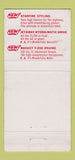 Matchbook Cover - 1956 Oldsmobile Hornquist Milaca MN low phone # 30 Strike
