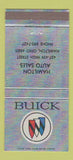 Matchbook Cover - Hamilton Buick Hamilton OH 30 Strike