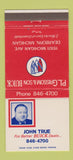 Matchbook Cover - PL Grissom Buick Dearborn MI 30 Strike