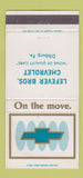 Matchbook Cover - Lefever Bros Chevrolet Dillsburg PA 30 Strike