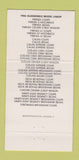 Matchbook Cover - 1986 Oldsmobile Heritage Cadillac Fairfield OH 30 Strike