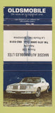 Matchbook Cover - Massie Auto Oldsmobile Neuville QC WEAR 30 Strike