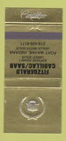 Matchbook Cover - Fitzgerald Cadillac Saab Fort Wayne IN 30 Strike