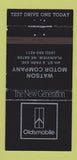 Matchbook Cover - Watson Oldsmobile Plainview NE 30 Strike