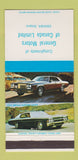 Matchbook Cover - GM Oshawa ON Impala 1972 Chevrolet Oldsmobile 30 Strike