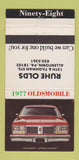 Matchbook Cover - Ruhe Oldsmobile 1977 Allentown PA 30 Strike