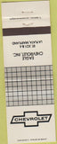 Matchbook Cover - Eagle Chevrolet La Plata MD