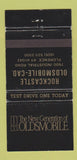 Matchbook Cover - Rockcastle Oldsmobile Cadillac Florence KY WEAR 30 Strike