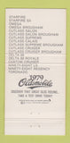 Matchbook Cover - 1979 Oldsmobile Toronado Edwardsville I 30 Strike